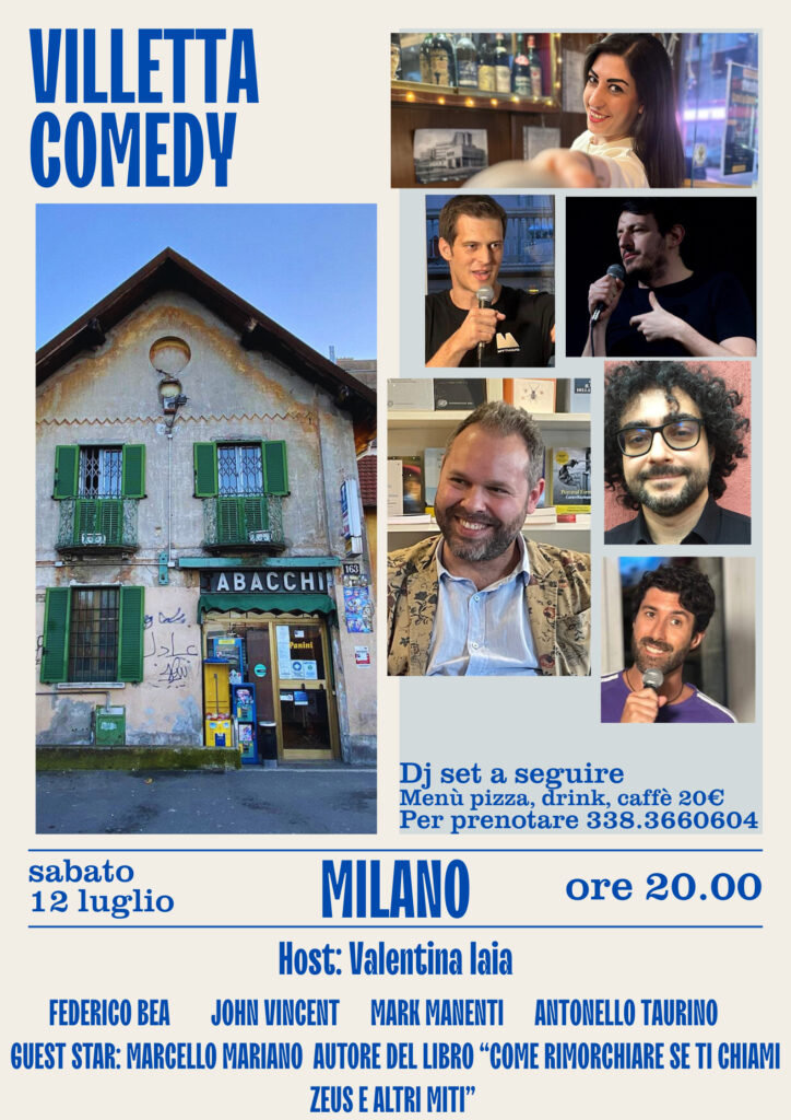 Villetta Comedy drink e menu